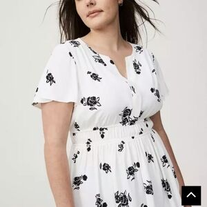 Torrid Babydoll Flutter Sleeve Top